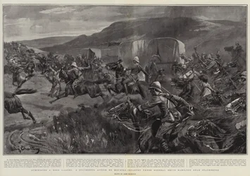 Surprising a Boer Laager, a Successful Action by Mounted Infantry under General Bruce Hamilton near Standerton